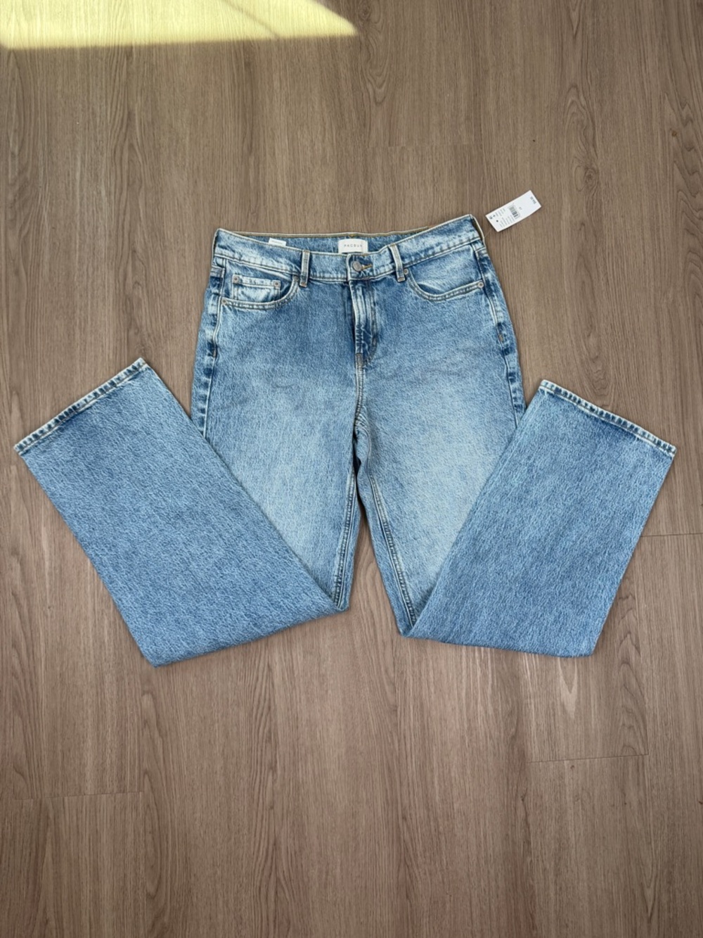 PacSun Light Wash Straight-Leg Jeans